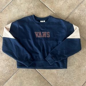Women’s small Vans navy sweatshirt $10